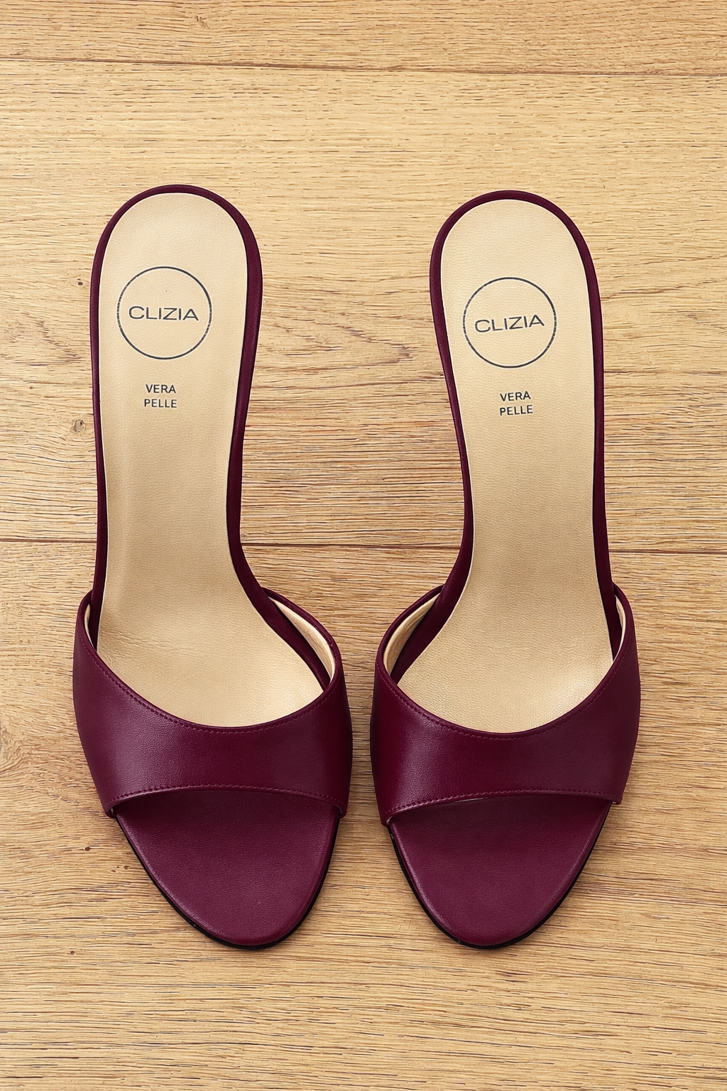 INES BORDEAUX LEATHER