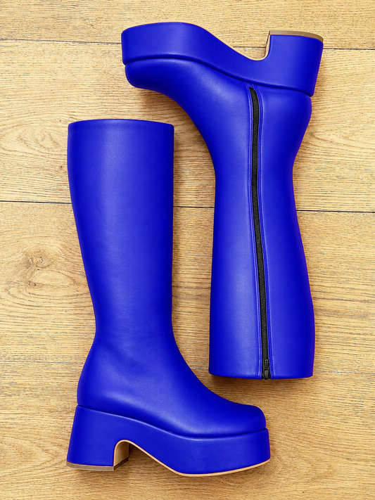 CLARK BLUE LEATHER