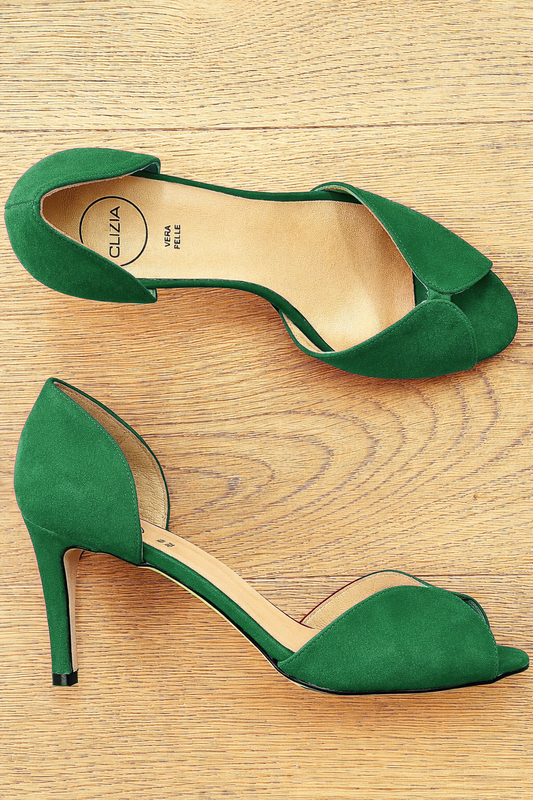 WANDA GREEN SUEDE