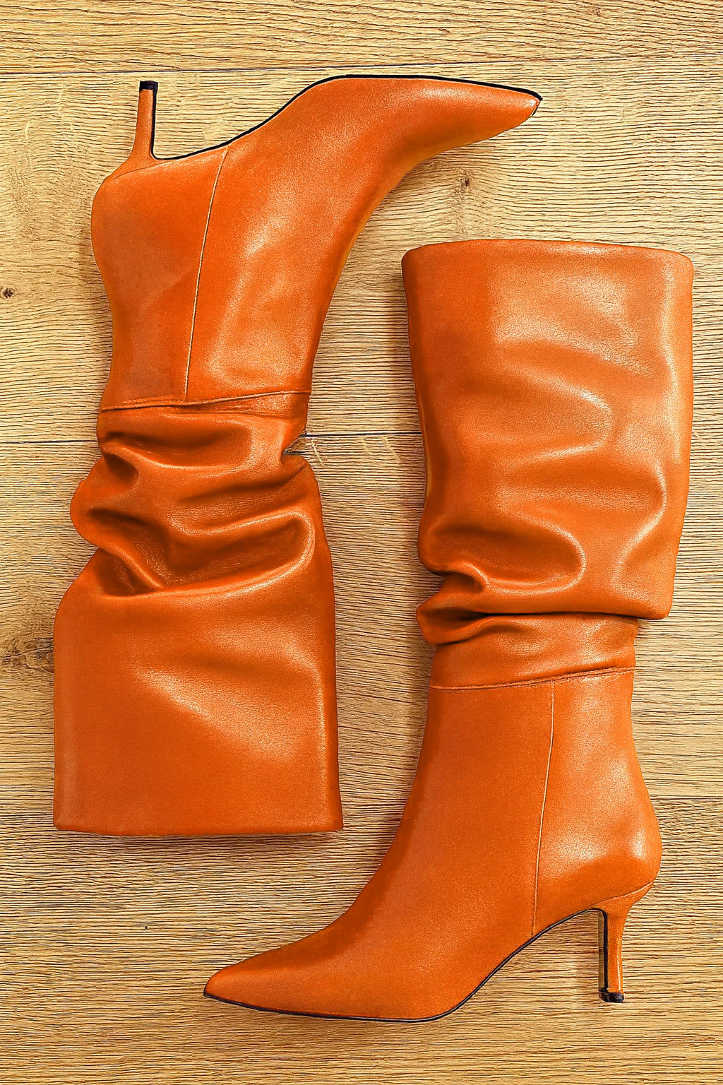 NENA LEATHER ORANGE