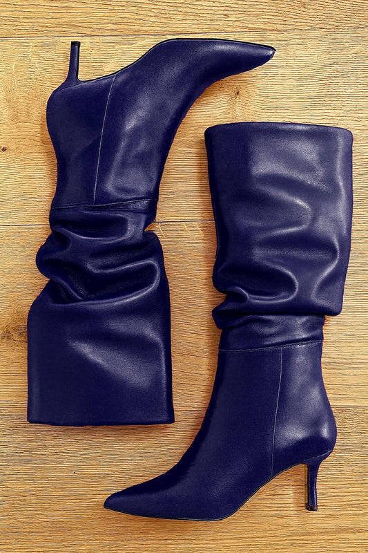 NENA BLUE LEATHER
