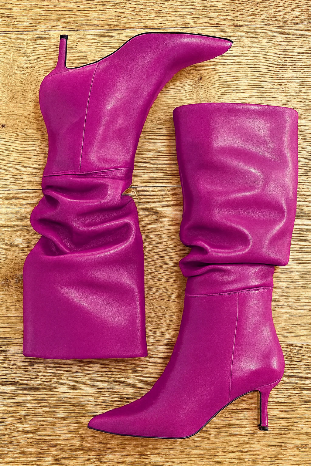NENA LEATHER FUCHSIA