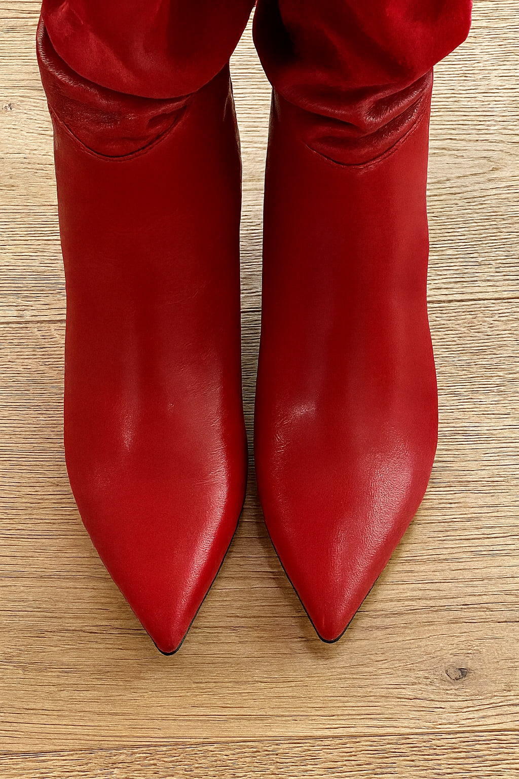 NENA LEATHER RED