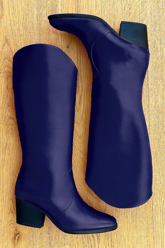 ARIEL BLUE LEATHER