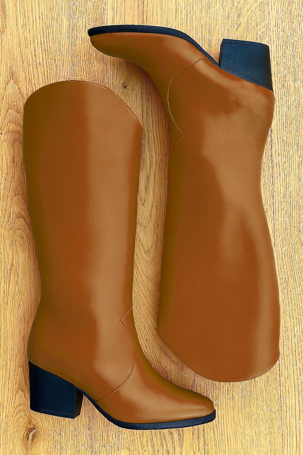 ARIEL LEATHER COGNAC