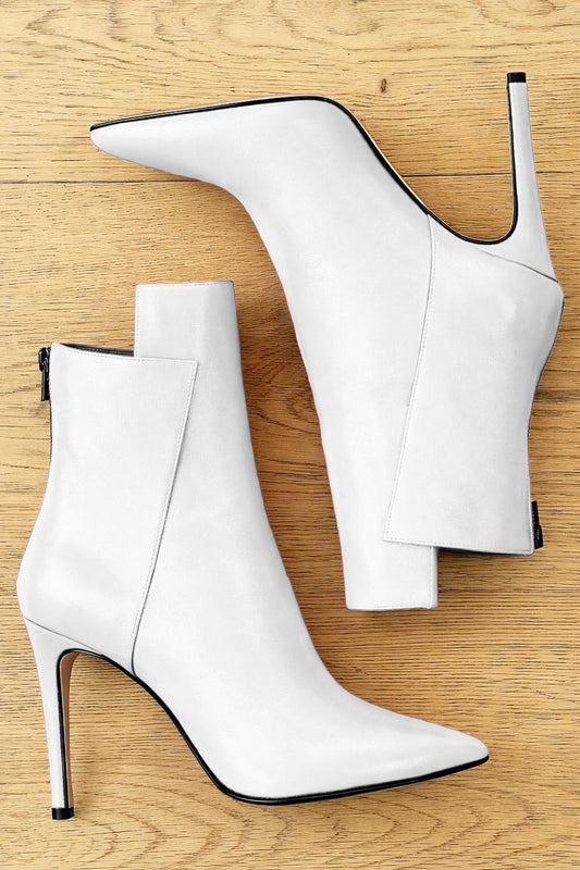 LEVEL WHITE LEATHER