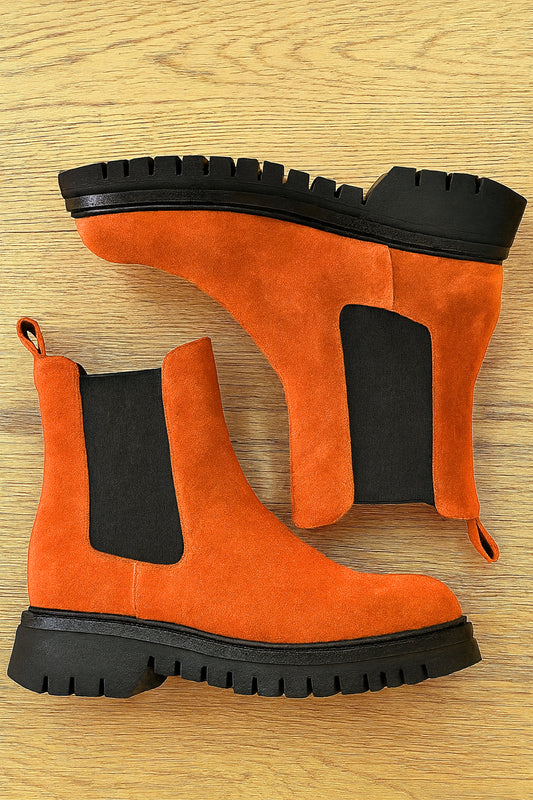 KAREN ORANGE SUEDE
