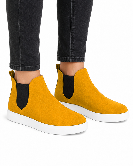 TOMMY OCHRE SUEDE