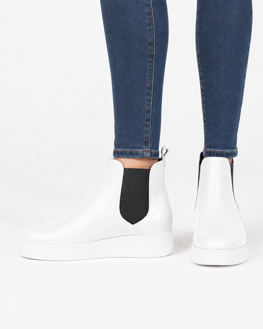 TOMMY WHITE LEATHER