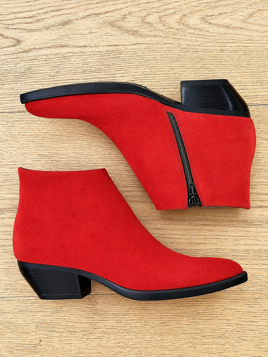 DANIEL RED SUEDE
