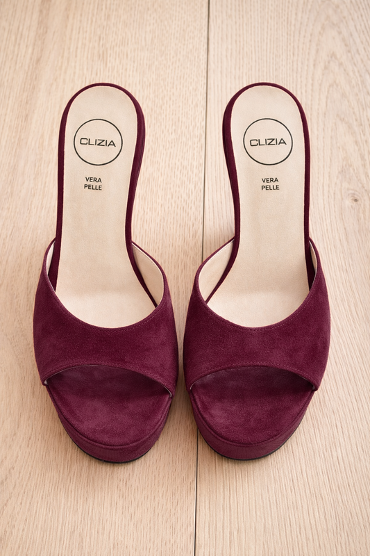 LIPSEY BURGUNDY SUEDE