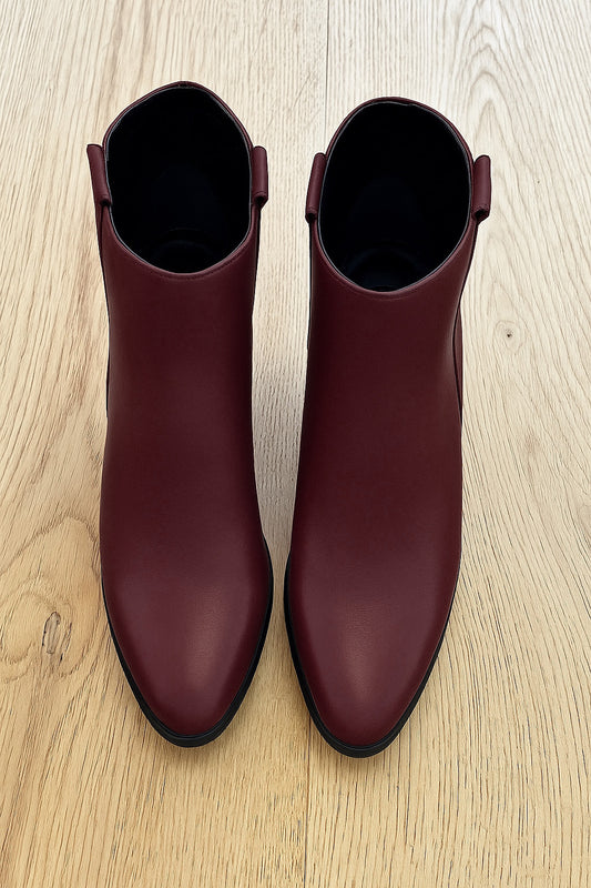 BURGUNDY LEATHER TESSA