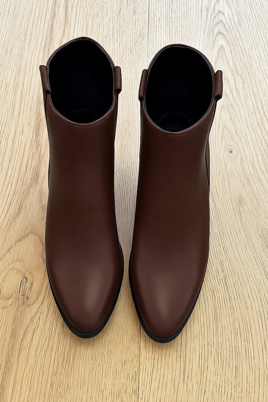 BROWN LEATHER TESSA