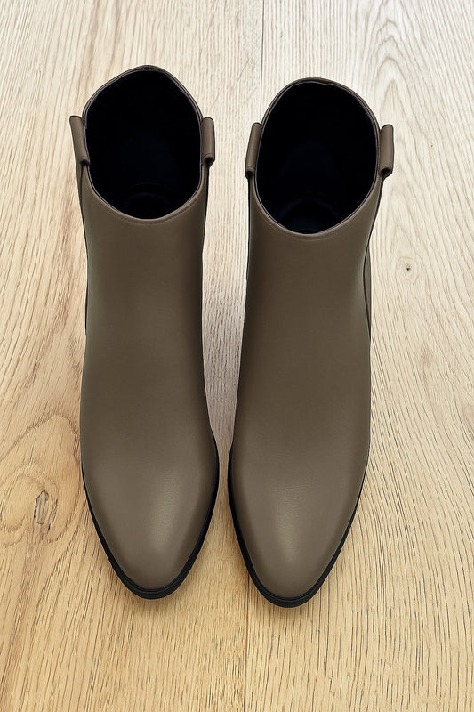 TAUPE LEATHER TESSA