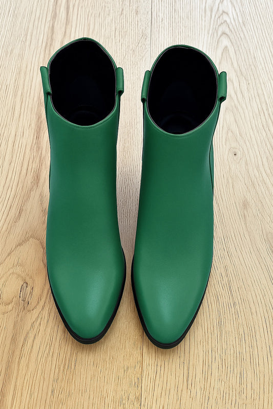 GREEN LEATHER TESSA