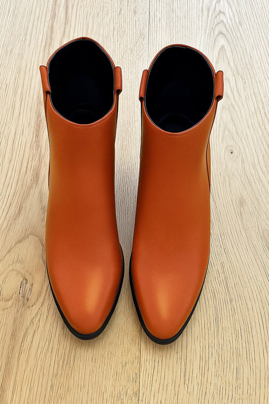 ORANGE LEATHER TESSA