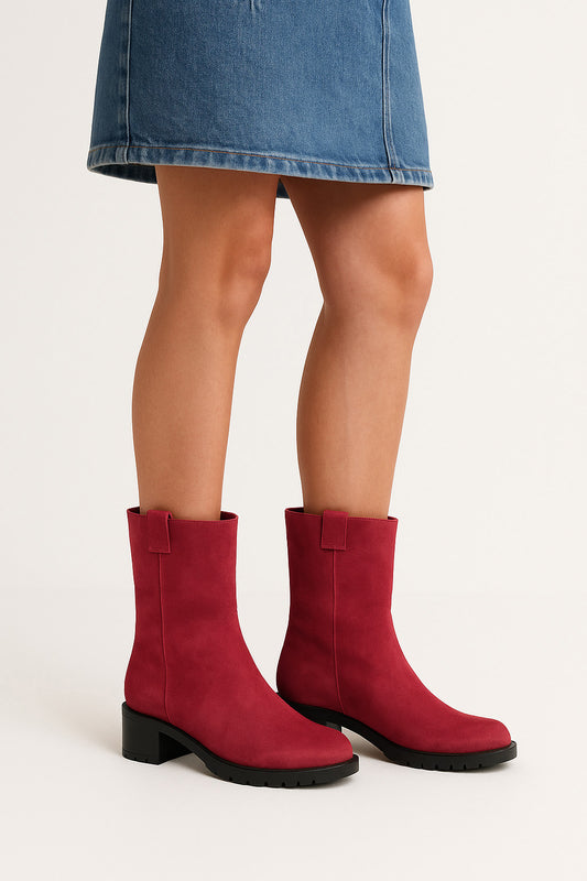 ATLAS NUBUCK RED
