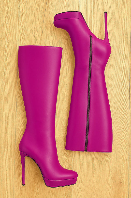 URSULA FUCHSIA LEATHER