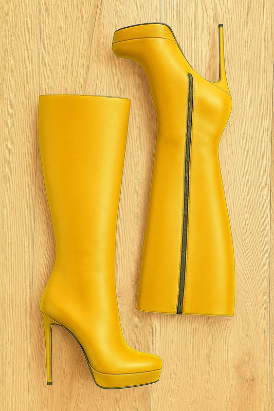 URSULA OCHRE LEATHER