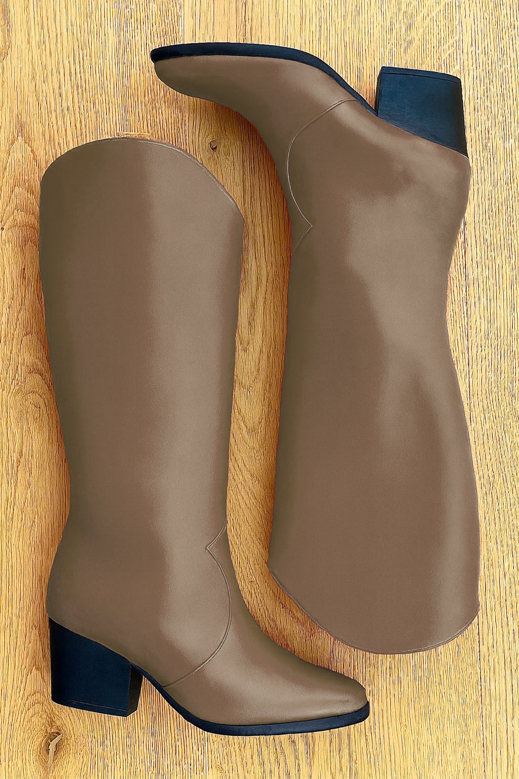 ARIEL TAUPE LEATHER