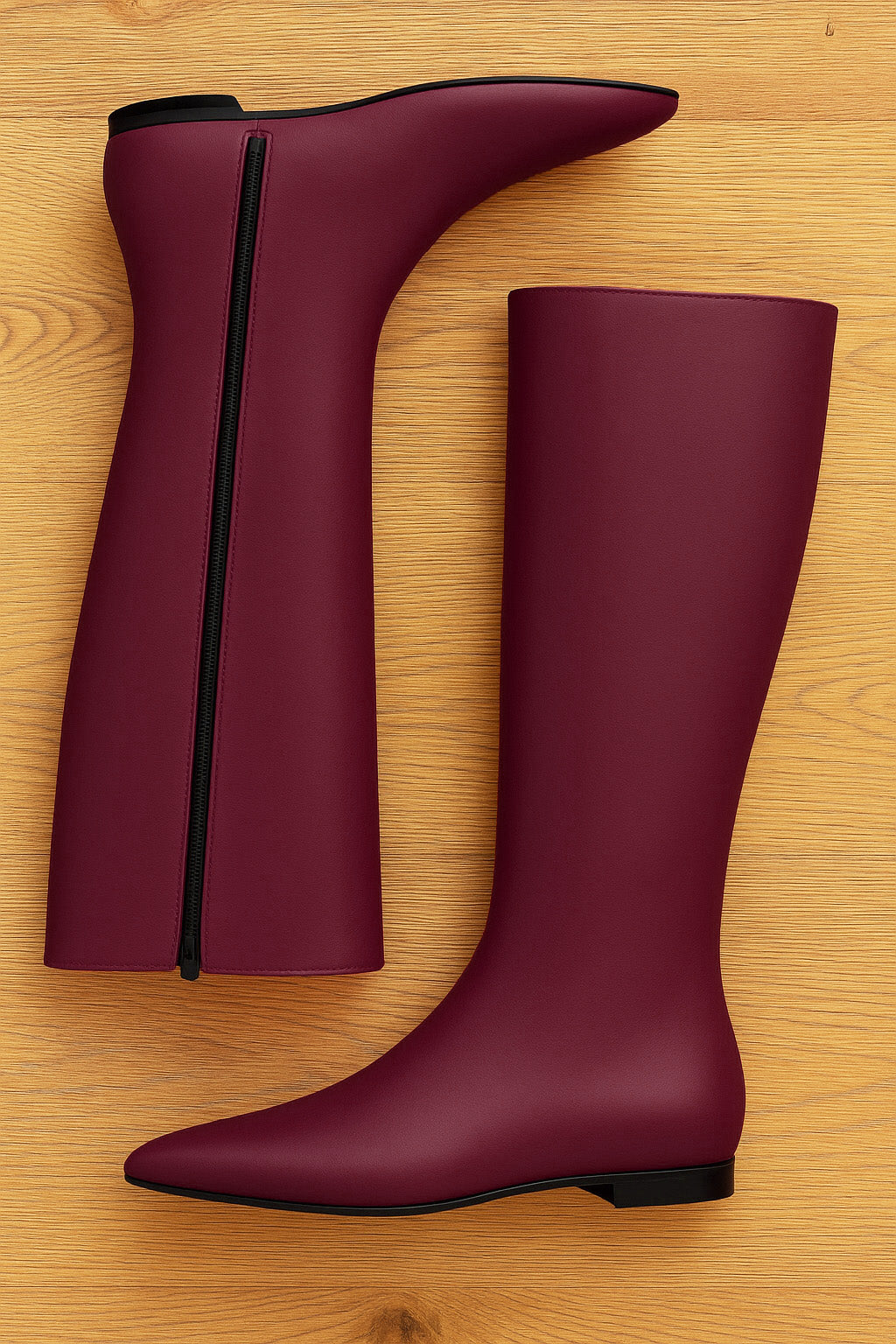 BURGUNDY LEATHER PETER