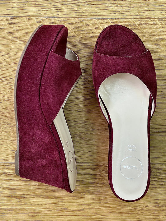 VENUS BURGUNDY SUEDE