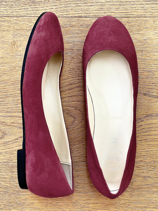 NOA BURGUNDY SUEDE