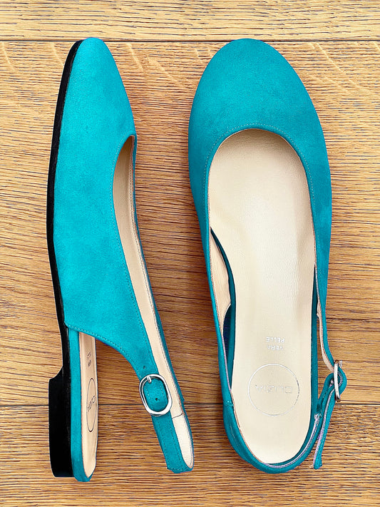MAGGIE TURQUOISE SUEDE