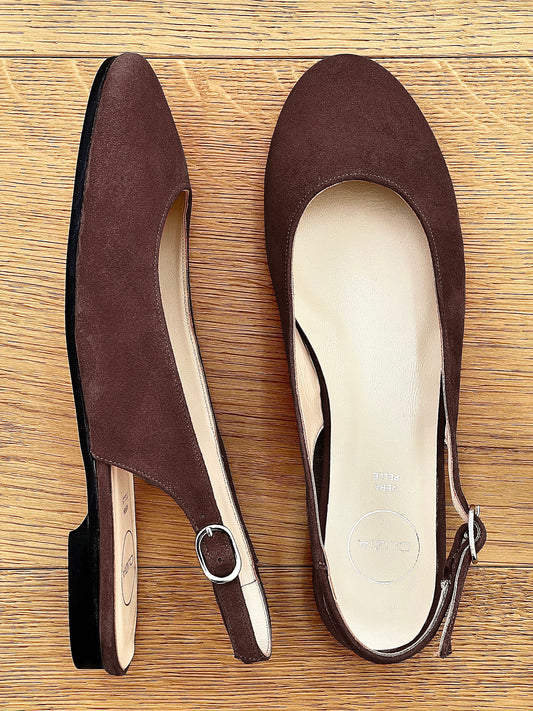 MAGGIE BROWN SUEDE