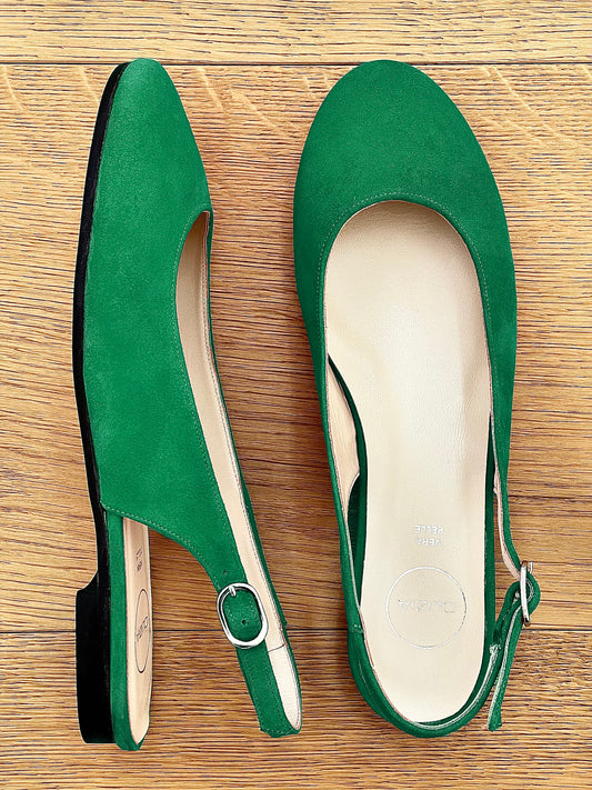MAGGIE GREEN SUEDE