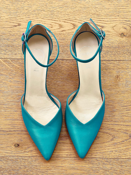 ADA LEATHER BLUE