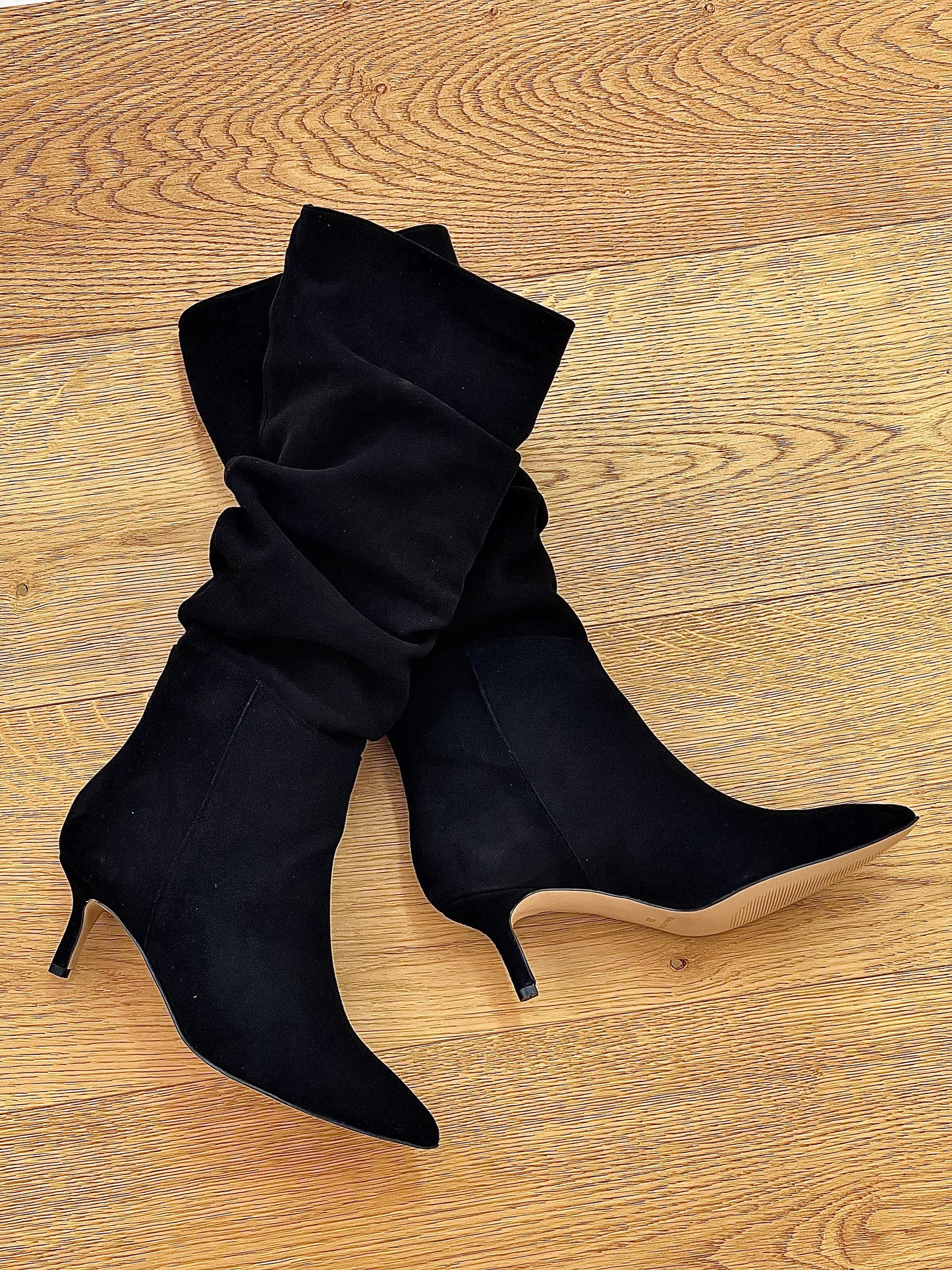 NENA BLACK SUEDE