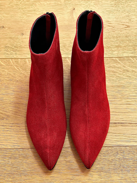 SINDEL RED SUEDE