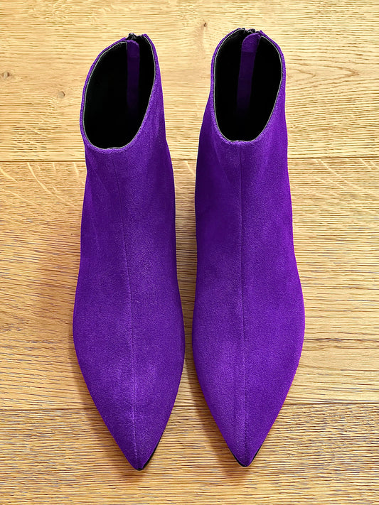 PURPLE SUEDE SINDEL