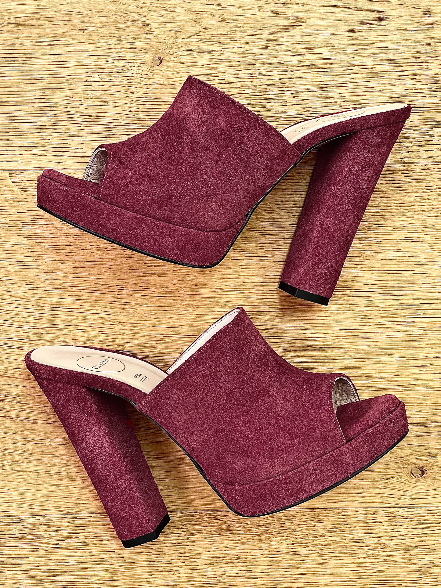 LEWIS BURGUNDY SUEDE