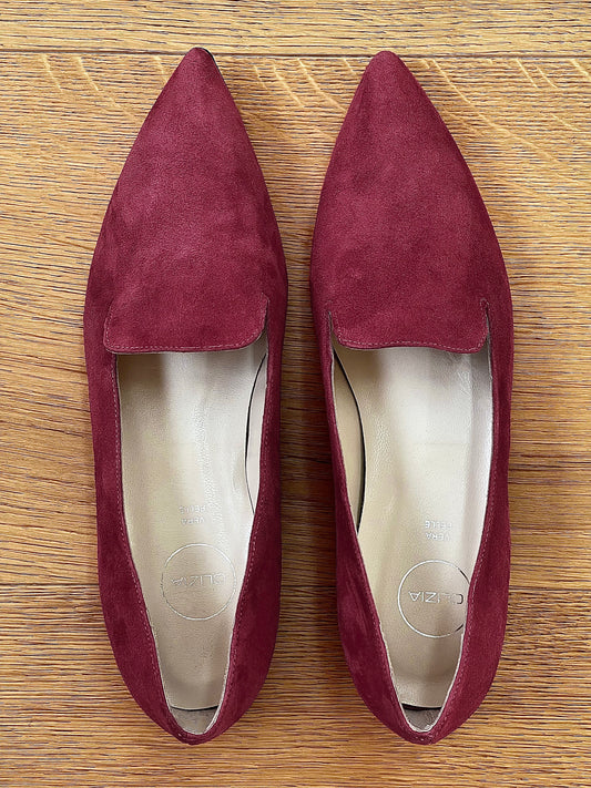 JOSS BURGUNDY SUEDE