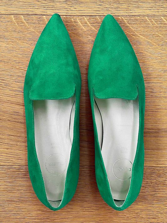 JOSS GREEN SUEDE