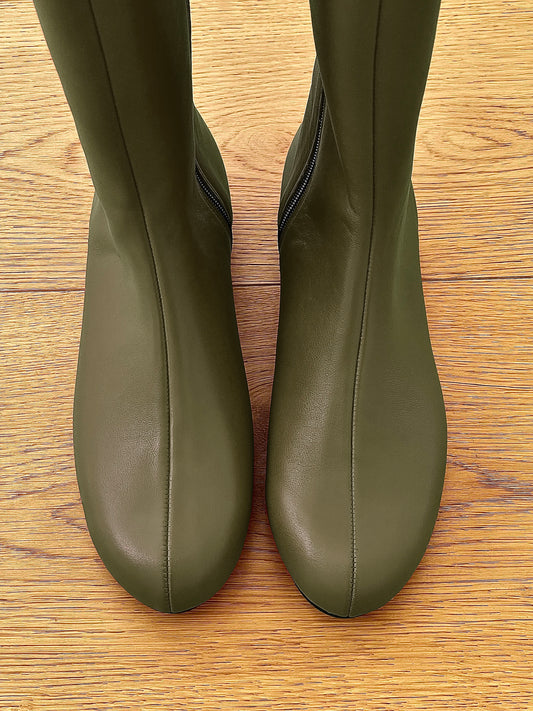 JONAS KHAKI LEATHER