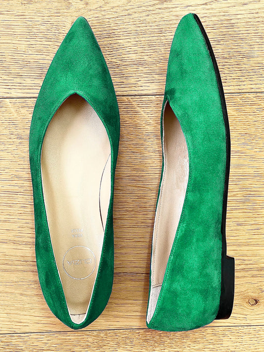 SWAMI GREEN SUEDE