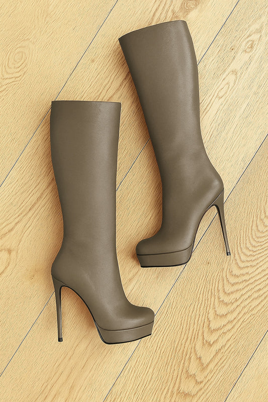 URSULA TAUPE LEATHER