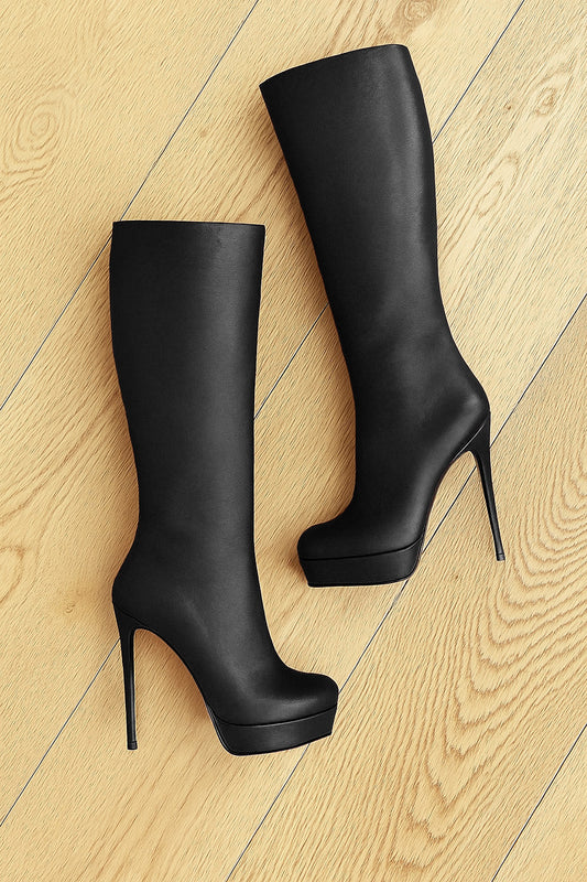URSULA LEATHER BLACK