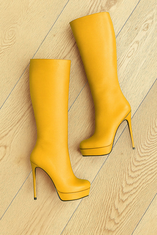 URSULA OCHRE LEATHER