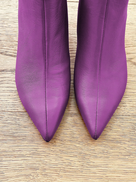 GHITA PURPLE LEATHER