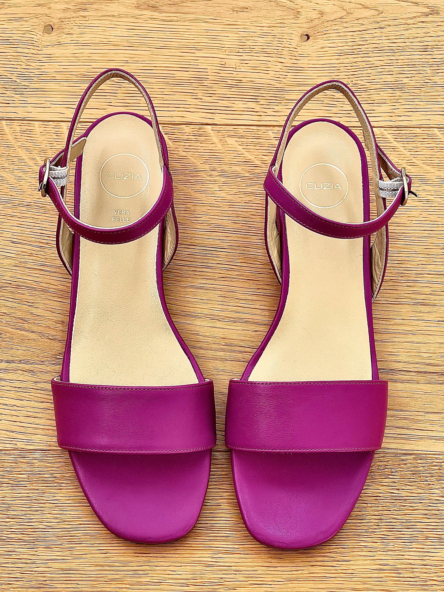 BROOK LEATHER FUCHSIA