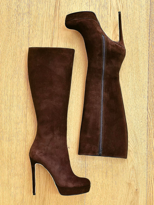 URSULA BROWN SUEDE