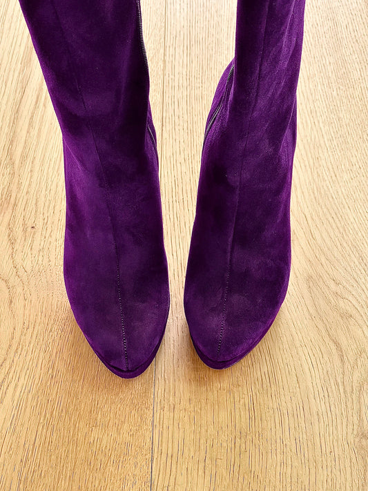 URSULA PURPLE SUEDE