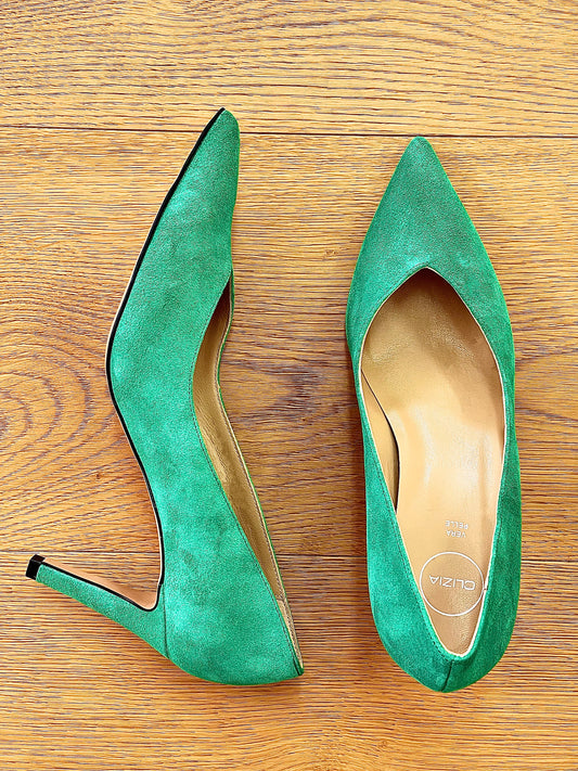 ASHLEY GREEN SUEDE