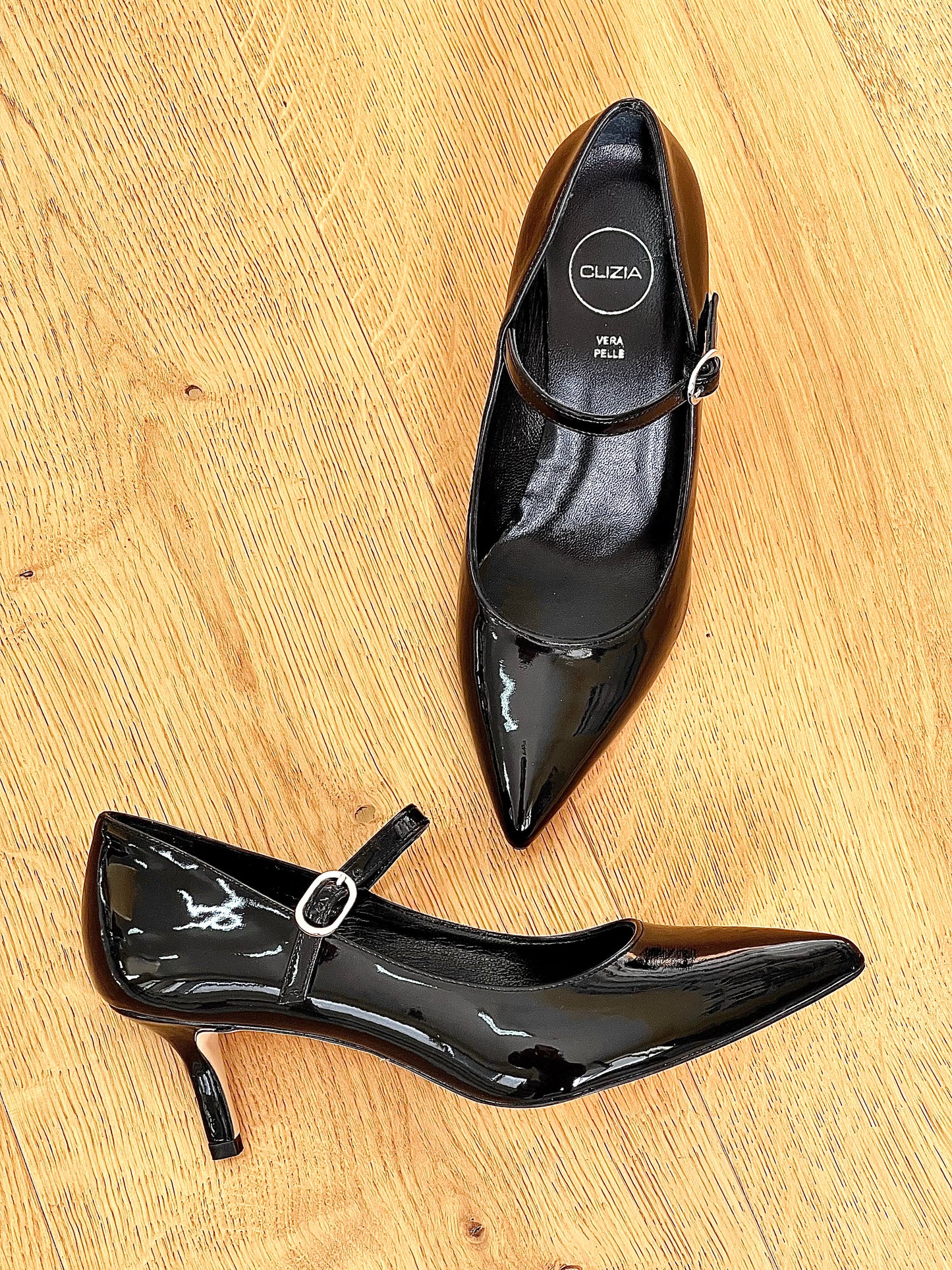 THELMA BLACK PATENT LEATHER