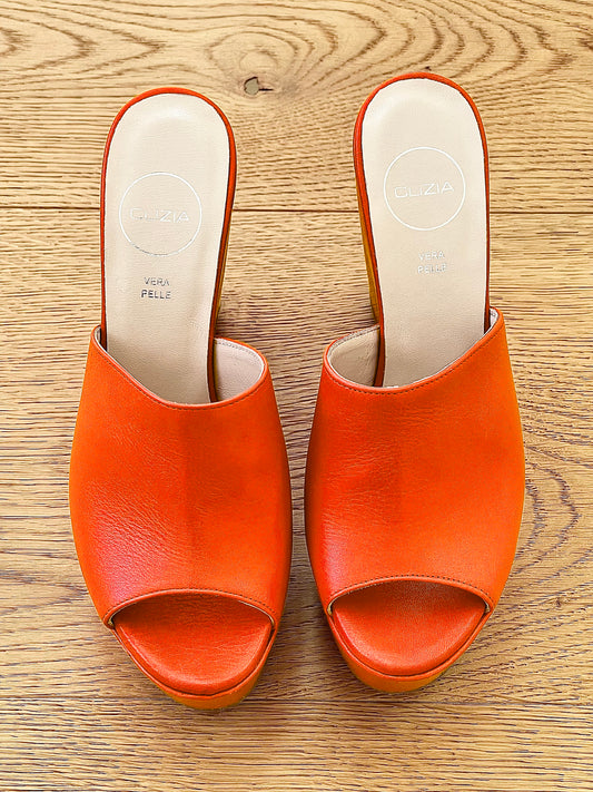 EMMA ORANGE LEATHER
