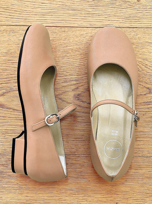 ZELIA BEIGE LEATHER